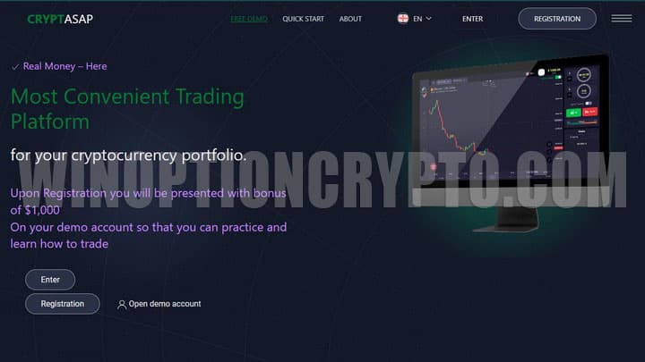 start trading in cryptasap